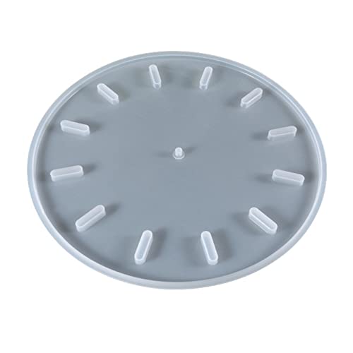 Uhrenformen mit Zifferblatt-Zubehör für Harz, große, runde Silikon-Epoxid-Formen für handgefertigte Schmuckherstellung, Silikonform, Schmuckherstellung