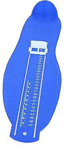 Runfun Professionelle Fuß Mess Messgerät Kinder Schuh Messen Werkzeug Kinderschuhe Sizer Rechner Blau Cover