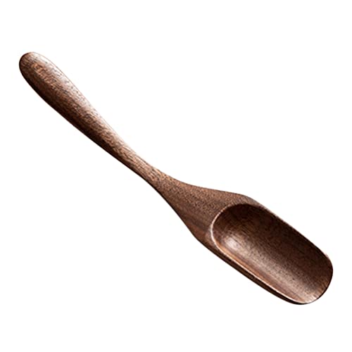 HOLIDYOYO Multipurpose Tea Spoon Wooden Tea Scoop for Canisters Beans Ergonomic Design