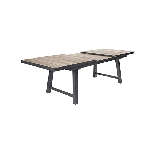 LC Garden Komido Ausziehtisch Braun