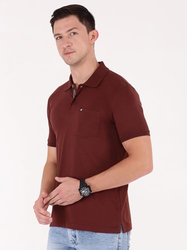 Image of Macroman M-Series Men's Solid Regular Fit T-Shirt