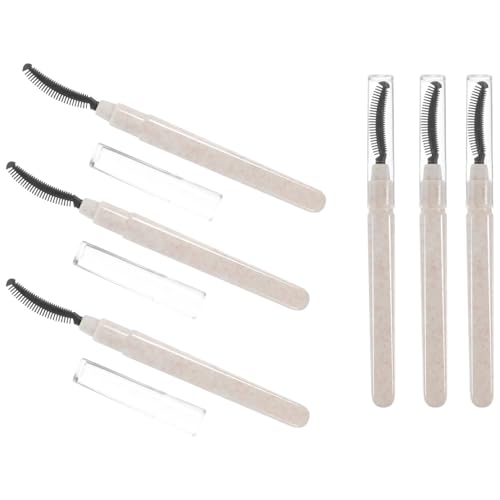 Healeved Reusable Eyelash Brush Set 6pcs Lash Wands for Mascara Applicator Separation