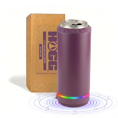 Bluetooth Tumbler - Sugarplum, 4 in 1 Universal Can Cooler...