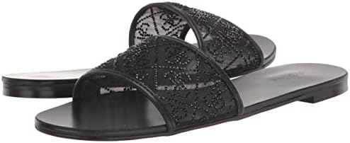 GUESS Women's NORRIN Sandal, Black, 7.5 | Image 6