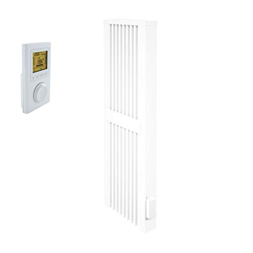 Succsale- AEROFLOW- Flächenspeicherheizung SlimTall 1600W -Maße: 380 x 1250 x 92 mm und Speicherkern aus Schamottestein -COMFORT APP und Funkthermostat - HSF010