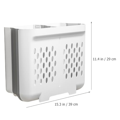 Panier à linge mural pliable en TPE et PP à grande capacité de rangement - 3