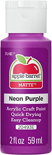 Image of Apple Barrel Acrylic Paint in Assorted Colors (2 Ounce), 20493 Neon Purple