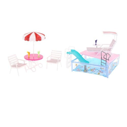 Juego de Piscina Regalos para Niños Accesorios para Fotos Simulación para 30 Cm