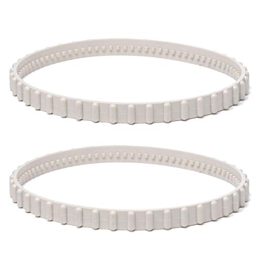 Image of (2 Pack) AR-PRO RCX23002 Replacement Soft Tread Drive Belt - Premium, Heavy-Duty Rubber Pool Cleaner Parts | Compatible with Aquavac Tiger Shark (Plus and QC) and SharkVac Pool Cleaners