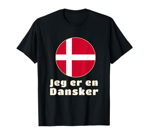 Dänemark 2021 Trikot dänische Flagge Danmark Denmark T-Shirt