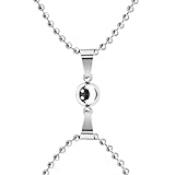 【Material】 Die Paarhalskette besteht aus Edelstahl mit hochglanzpolierter Oberfläche, Magnetperlen mit starker Anziehungskraft und ist angenehm zu tragen. Nickelfrei und bleifrei. Gut gemachte Kette und Verschlüsse, langlebig und langlebig, gesund und sicher für den täglichen Gebrauch.