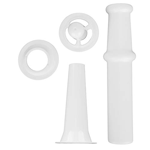 Bagima Food Pusher for Meat Grinder, Grinder Attachment, Universal Food Universal Food Pusher Sausage Filler Nozzle Kubbe Attachment Kit for Meat Grinder