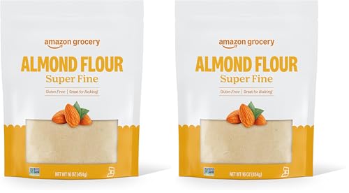 Amazon Grocery, Almond Flour, 16 Oz (Pack of 2)