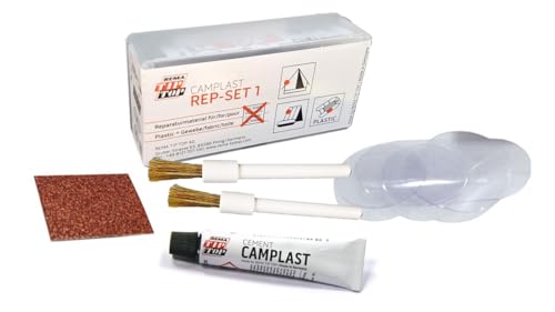 PVC & PU-REPARATURSET CAMPLAST Mini + 2 Pinsel + fishingglue-Produktbeschreibung; Flickzeug für Schlauchboot Zelt Pool Gewebe Planen Markise Isomatte Luftmatratze Vinyl PVC Polyurethan PVC & PU-REPARATURSET CAMPLAST Mini + 2 Pinsel + fishingglue-Produktbeschreibung; Flickzeug für Schlauchboot Zelt Pool Gewebe Planen Markise Isomatte Luftmatratze Vinyl PVC Polyurethan