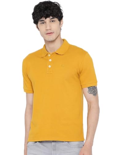 Image of CHKOKKO Men's Cotton Regular Fit Half Sleeves Polo T-Shirt