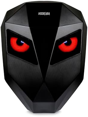 Hookaba Eye Rover LED Backpack 31L (Black) | Motorcycle Riding Bag With Programmable Screen | App Control & Water Resistant | Unisex Expandable Daypack For College, Travel, Laptop, Helmet