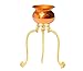 SHIVDEV CRAFT Brass Shivling Abhishek Stand Shivlingam Statue abhishekam Patra Rudraksh Copper lota Pooja Plate (10 CM) Abhishek Patra Stand (12.5 CM)