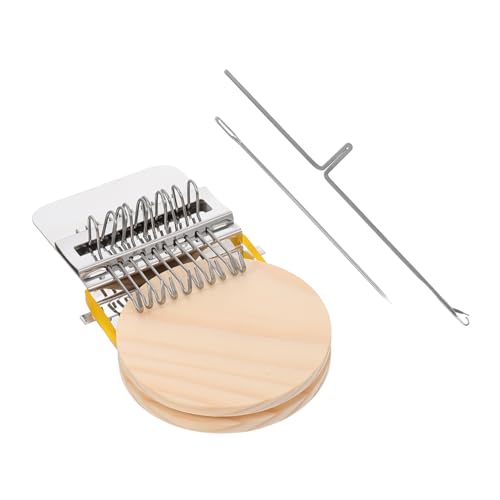 Operitacx Wooden Loom Toys for Boys and Girls Educational Knitter Handmade Craft Kit Safe for Play