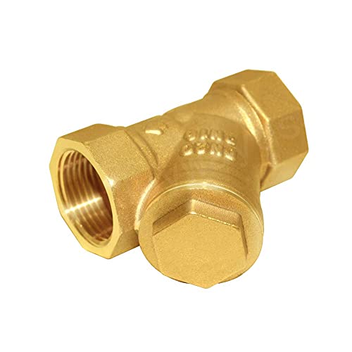 Joywayus 7QQ-FER-20380 Brass 1/2 Inch Female Thread Y Shaped Strainer Filter Valve Pipe Fittings Adaptor Connector thumb #7