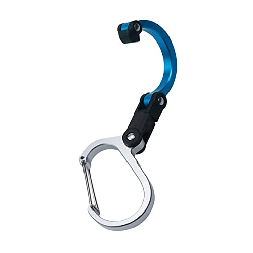 Image of Milageto Carabiner Clip and Hook Multifunctional Keyring Clip Strong Clip Buckle Bag, Purse, Backpack Hanger for Camping Outdoor Activities Travel