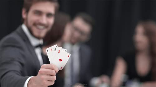 ASS Altenburger 22570062 - Poker - Französisches Bild, Kartenspiel, Yellow – Bild 6