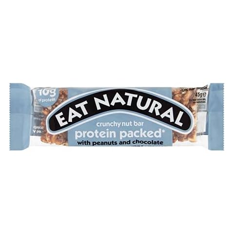 Eat Natural Protein Packed with Peanuts and Chocolate Bar 45 g (Pack of 12) Cover