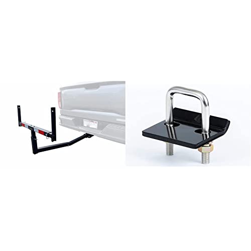 Image of MaxxHaul Truck Bed Extender and Anti Rattle Hitch Stabilizer Bundle