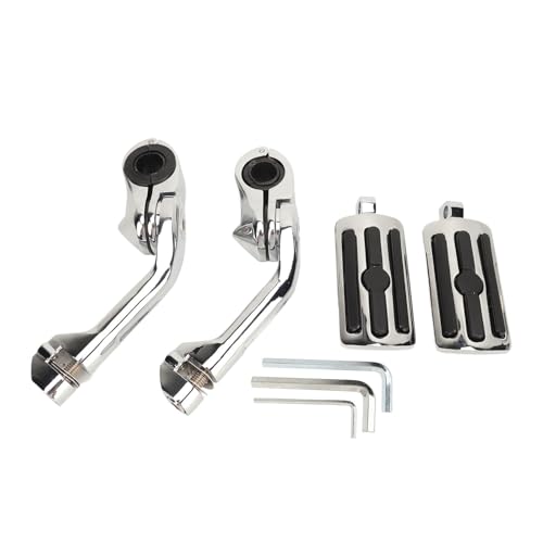 Repose-pieds réglables pour moto : lot de 2 plaques de pédale confortables