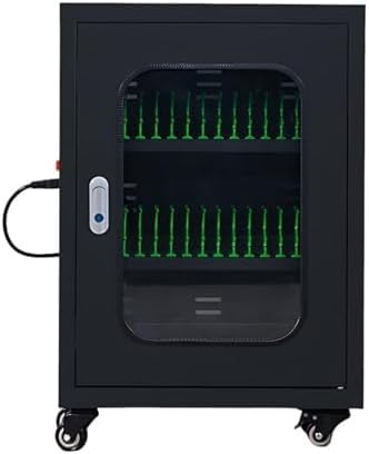Lockable Mobile Phone Charging Station Lockers, Equipped with 6/12/20/30/40/50/60 Charging Slots, Suitable for Schools, Libraries, Classrooms and Conference Rooms. Black-30slots