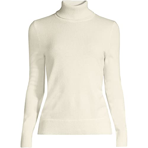 Image of Lands' End Women's Cashmere Turtleneck Sweater