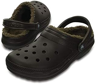 fuzzy crocs size 5