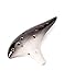 â€œOcean Notesâ€ 12 Hole Sweet Potato Ocarina Graceful Shape Pottery Ocarina in Alto C (Gradient Black)