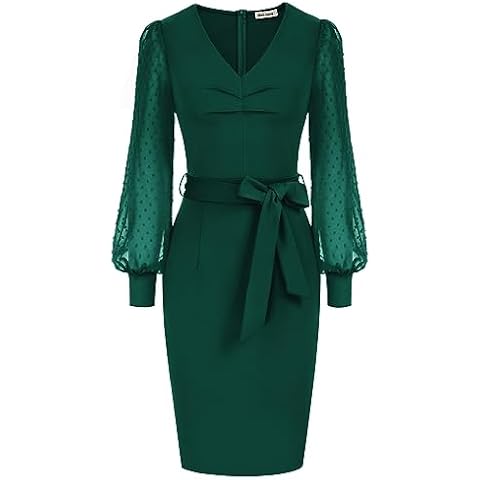 GRACE KARIN Plus Size Midi Cocktail Dress Cover