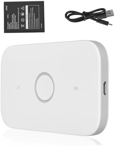 ciciglow Tragbarer 4G-LTE-Router, WLAN mit 10 Benutzern Teilen, Wiederaufladbarer Akku, Breite Anwendung, Breite Kompatibilität