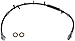 Dorman H621956 Front Driver Side Brake Hydraulic Hose for Select Chevrolet/GMC Models