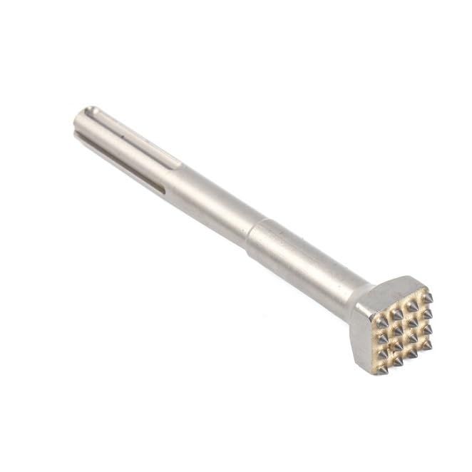 1 pz Punta in lega Scanalatura Scalpello Piatto Rotondo SDS Max Scalpello Martello Elettrico Punte for Trapano Utensili for Muratura for Superficie in Cemento di Muro in Pietra(12Teeth(Round))