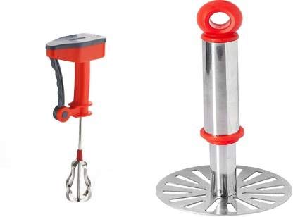 Xudo Curd Maker Hand Blender for Kitchen with Pav Bhaji Potato Masher Curd Maker,lassi Maker for Kitchen Kitchen Tool Set