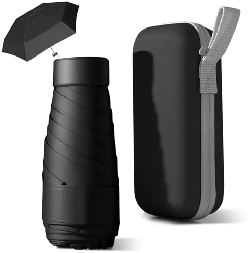 HCQC Folding Travel Umbrella - Ultra Compact and Portable, 99% UV...