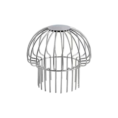 Protección De Canalón De Acero Inoxidable, Filtros De Bajada De Canalón, Cubierta Protectora De Tubo, Colador De Malla Que Bloquea El Lodo, Los Escombros Y Las Hojas 110mm