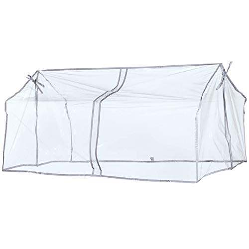 Richards Homewares Garment Cover, 18 H x 22 W x 36-Inch D, Clear Vinyl