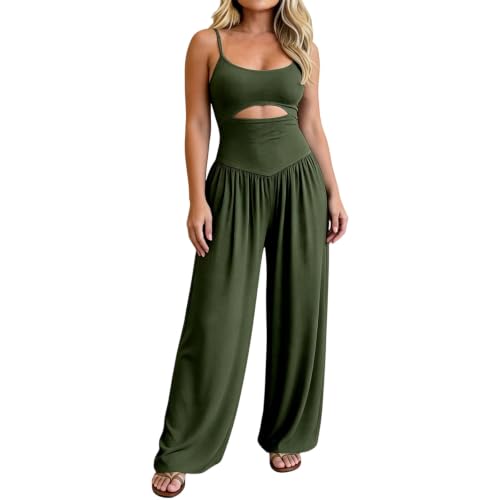 Mono de pierna ancha con aberturas elegantes para un look fresco de verano