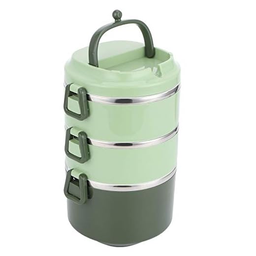 Matbehållare, U -formad spänne Köksredskap Rostfritt stål Bento -låda Isolerad lunchlåda Anti -Overflow för skolan(#3)