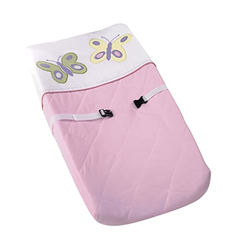 Pink and Purple Butterfly Collection Changing Pad Cover by Sweet JoJo Designs