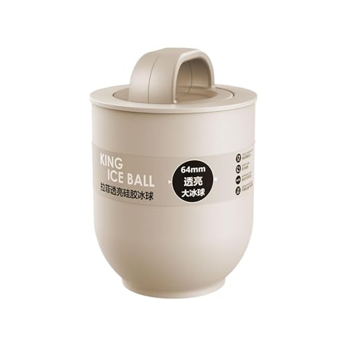 Molde para hacer bolas de hielo, molde de esfera, molde de esfera de hielo, silicona reutilizable para congelador, herramientas de cocina de fácil liberación para jugo, café, whisky