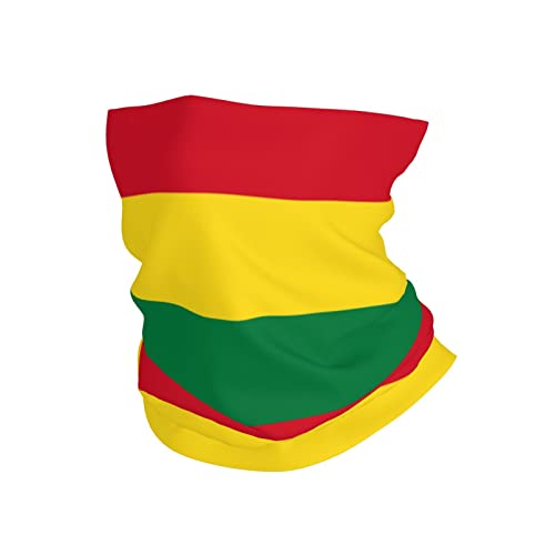 Homme Femme Bandana Drapeau Rasta Reggae Balaclava Multi-Usage Écharpe Tube Élastique Décoration Faciale pour Escalade Motorcycle Sports