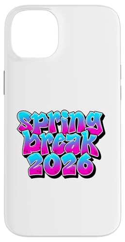 Spring Break 2026 �O���t�B�e�B �u���[ �s���N �r�[�` �o�P�[�V���� �N���[�Y �X�}�z�P�[�X iPhone 14 Plus �p