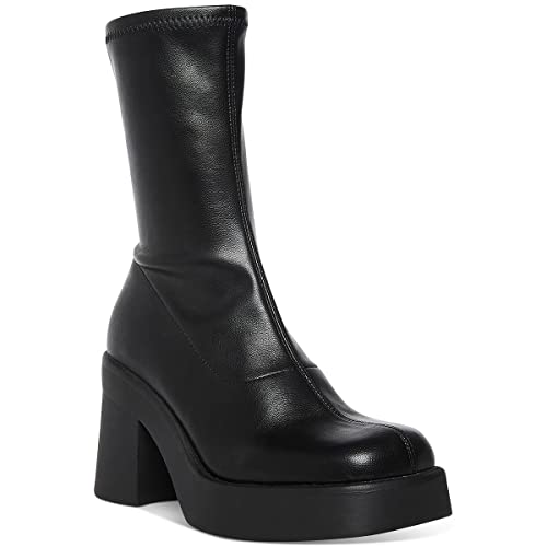Steve Madden Women's Klayton Black Fashion Boot, 5