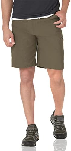 Wrangler Authentics Men's Performance Comfort Flex Cargo Short, Morel, 34