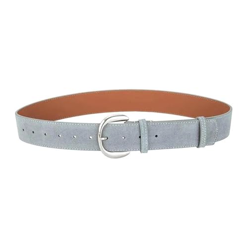Mooybay Cinturón de mujer de 4,3 cm de ancho, de inspiración vintage, con acabado de cuero mate, elegante e informal, perfecto para combinar con vestidos y jeans.,105