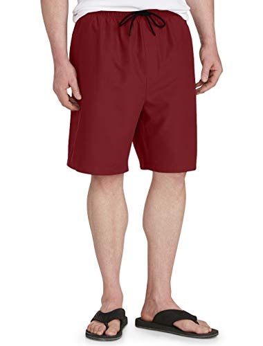 Amazon Essentials Men's Big & Tall Quick-Dry Swim Trunk fit by DXL, Red, 5XL